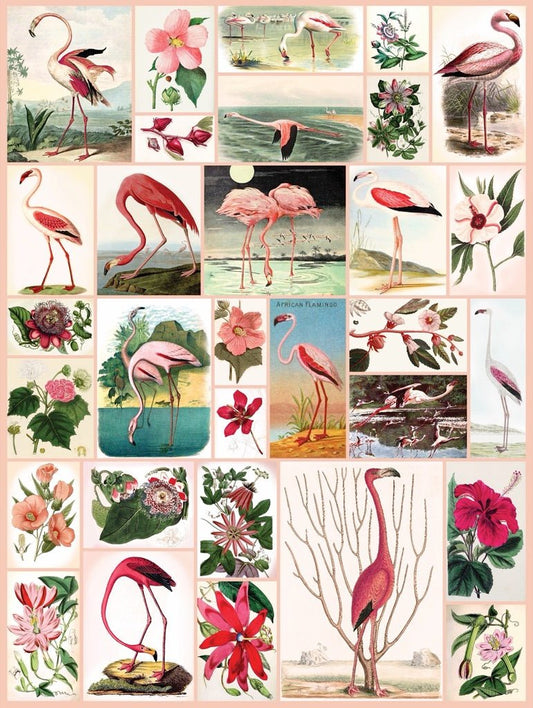 Flamingók és Virágok New York Puzzle Company 1000 darabos kirakó puzzle (NYPC - NPZPD2351) - puzzlegarden