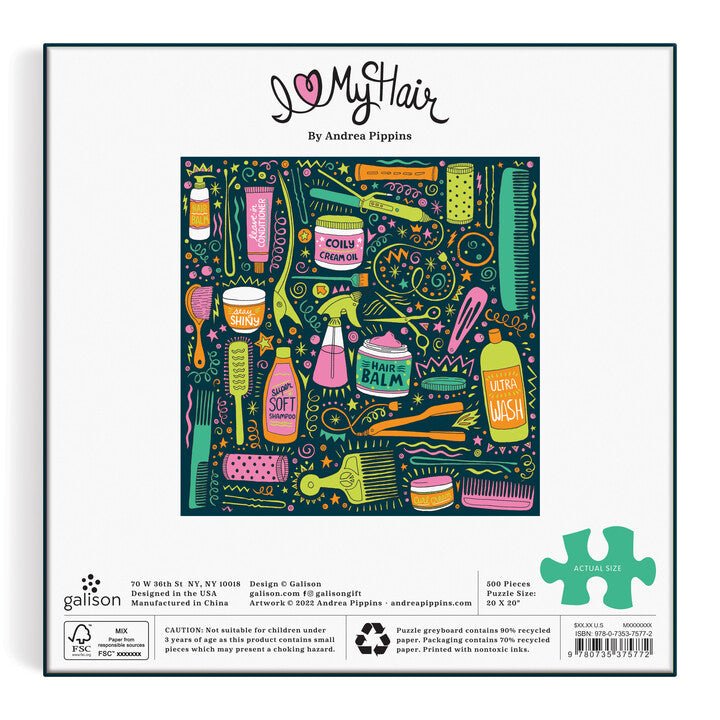 Fodrászkodás Galison 500 darabos kirakó puzzle (GA - 9780735375772) - puzzlegarden