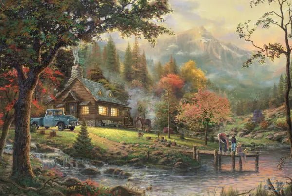 Folyóparti Idill Schmidt Spiele 500 darabos kirakó puzzle (SCH - 58465) - puzzlegarden