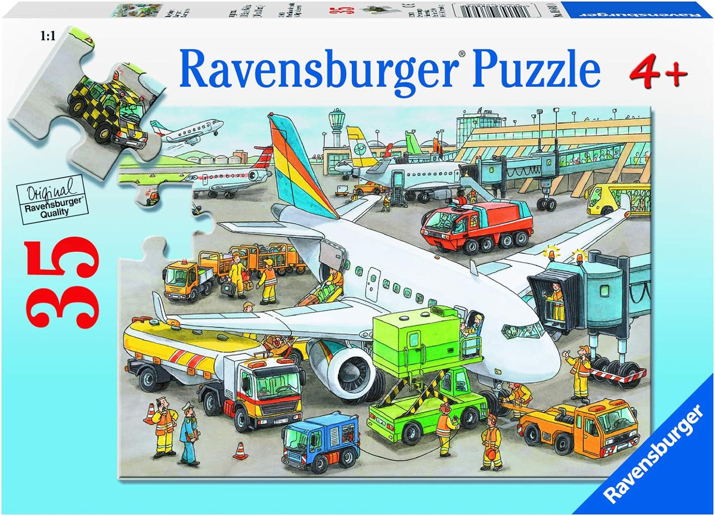 Forgalmas repülőtér Ravensburger 35 darabos kirakó puzzle (RA - 08603) - puzzlegarden