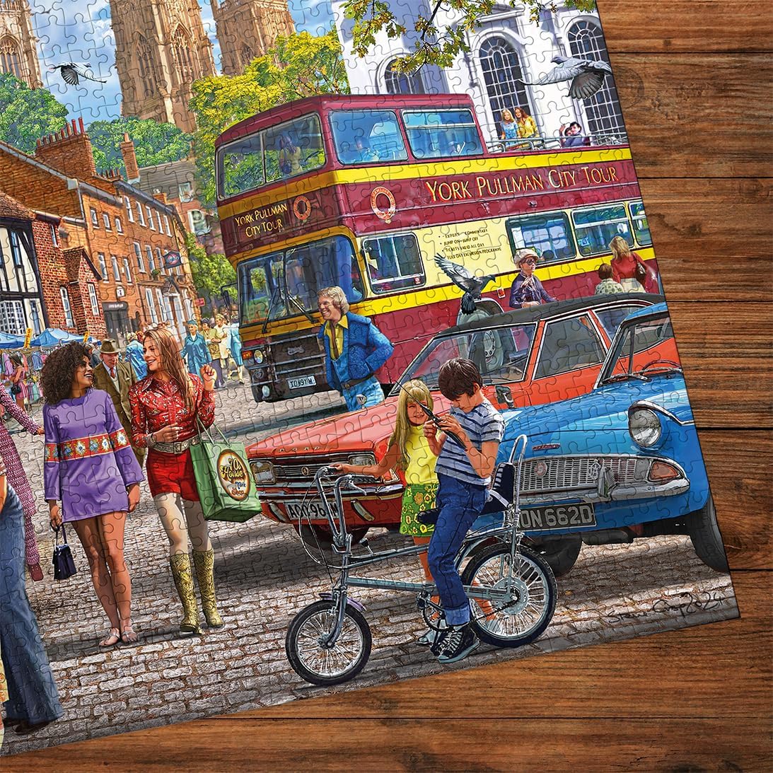 Forgatag York szívében Gibsons 1000 darabos kirakó puzzle (G - G6423) - puzzlegarden