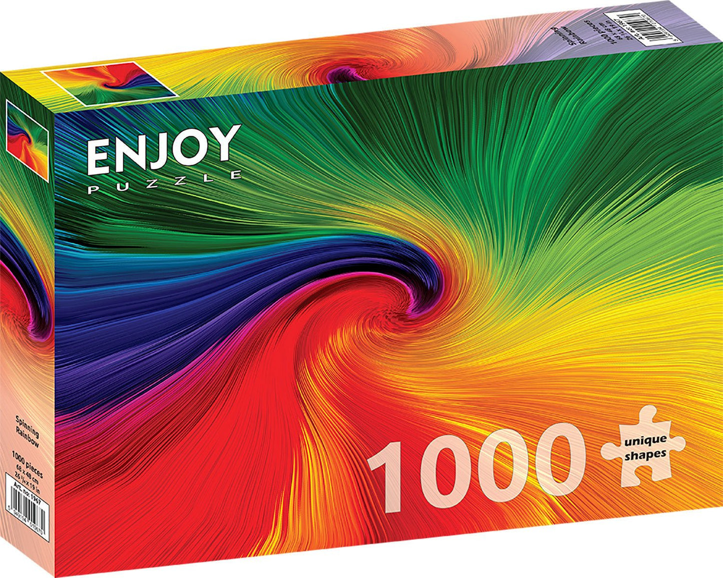 Forgó Szivárvány Enjoy 1000 darabos kirakó puzzle (EN - 1967) - puzzlegarden