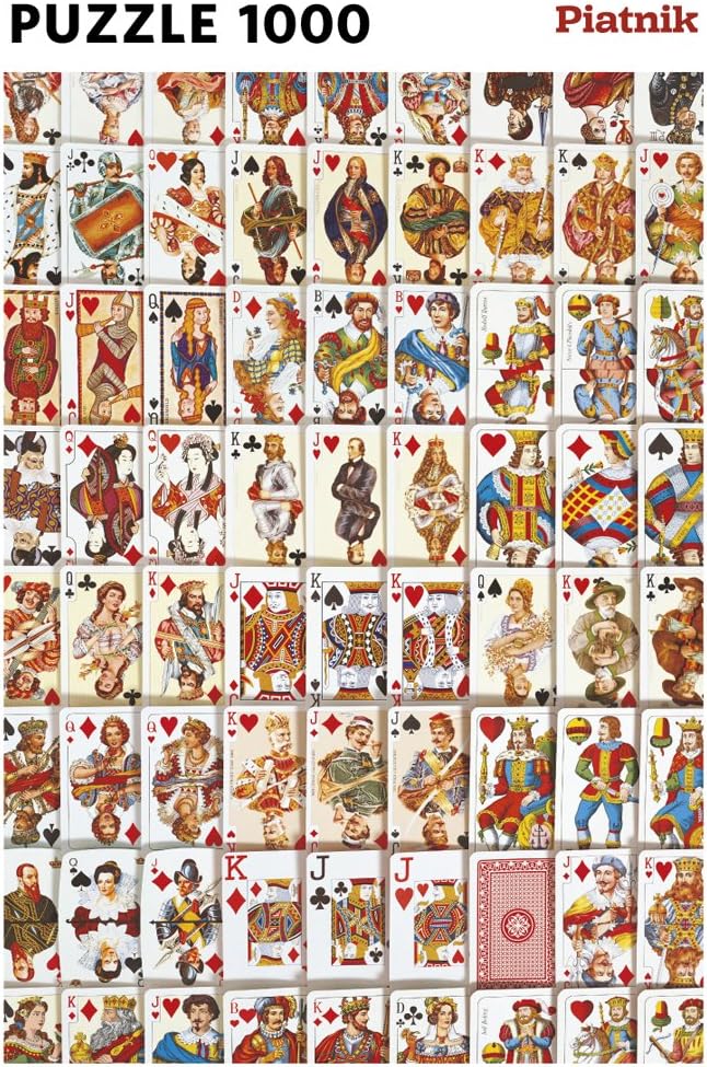 Francia Kártyák Piatnik 1000 darabos kirakó puzzle (PIA - 543746) - puzzlegarden