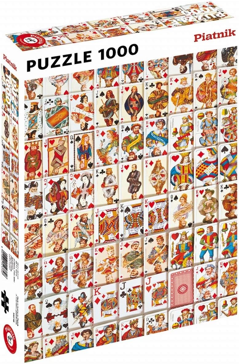 Francia Kártyák Piatnik 1000 darabos kirakó puzzle (PIA - 543746) - puzzlegarden