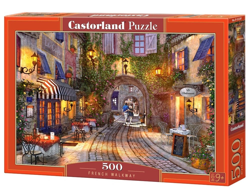 Francia Sétálóutca Castorland 500 darabos kirakó puzzle (C - B - 53261) - puzzlegarden