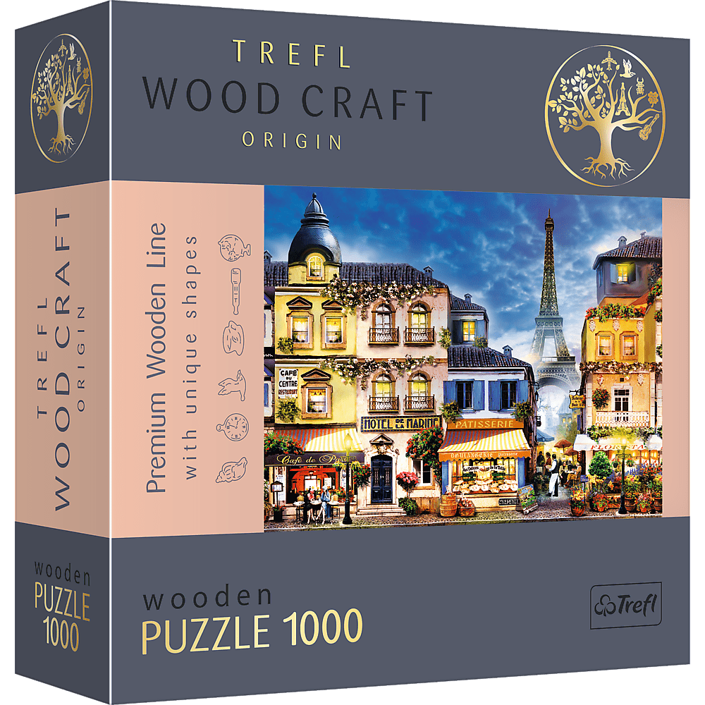 Francia Sikátor - Fa kirakó Trefl Wood Craft 1000 darabos kirakó puzzle (TR - 20142) - puzzlegarden
