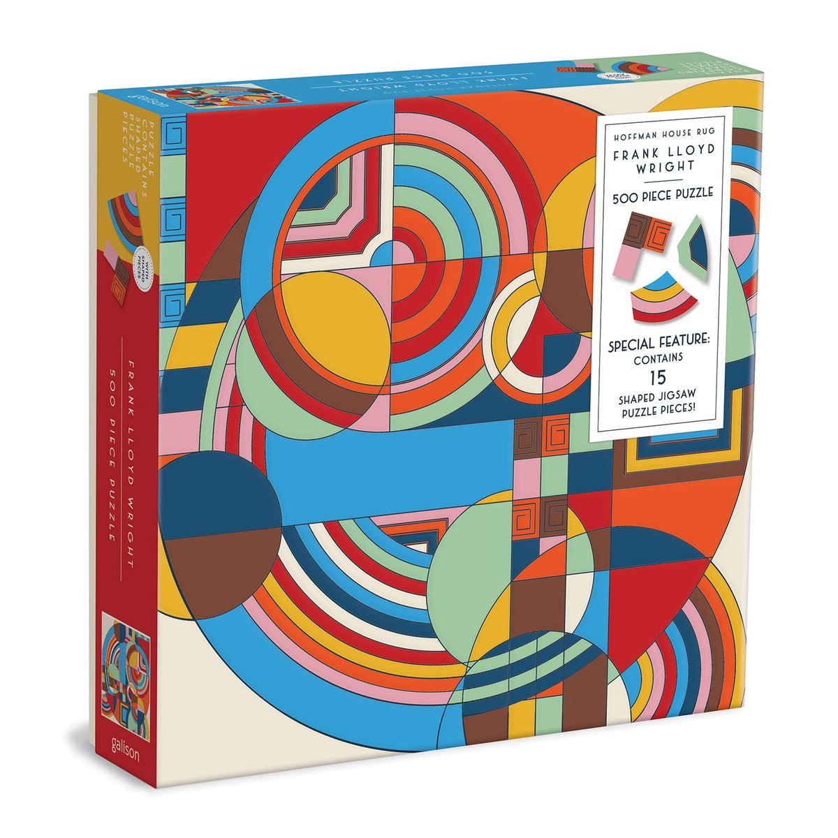Frank Lloyd Wright - A Hoffman - ház szőnyege Galison 500 darabos kirakó puzzle (GA - 9780735370104) - puzzlegarden