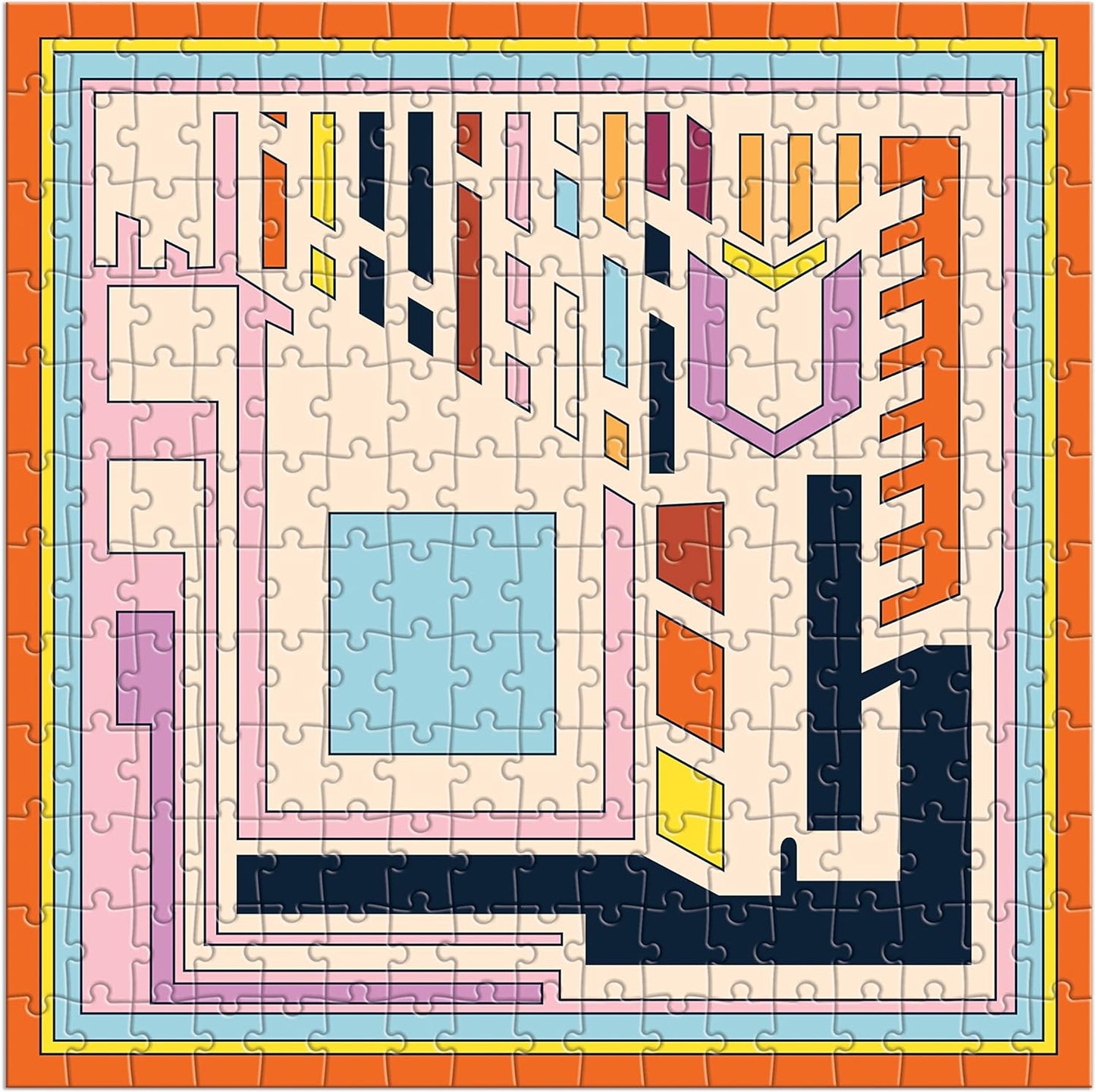 Frank Lloyd Wright - Geometrikus textíliák - 4x200 Galison 200 darabos kirakó puzzle (GA - M050622G) - puzzlegarden