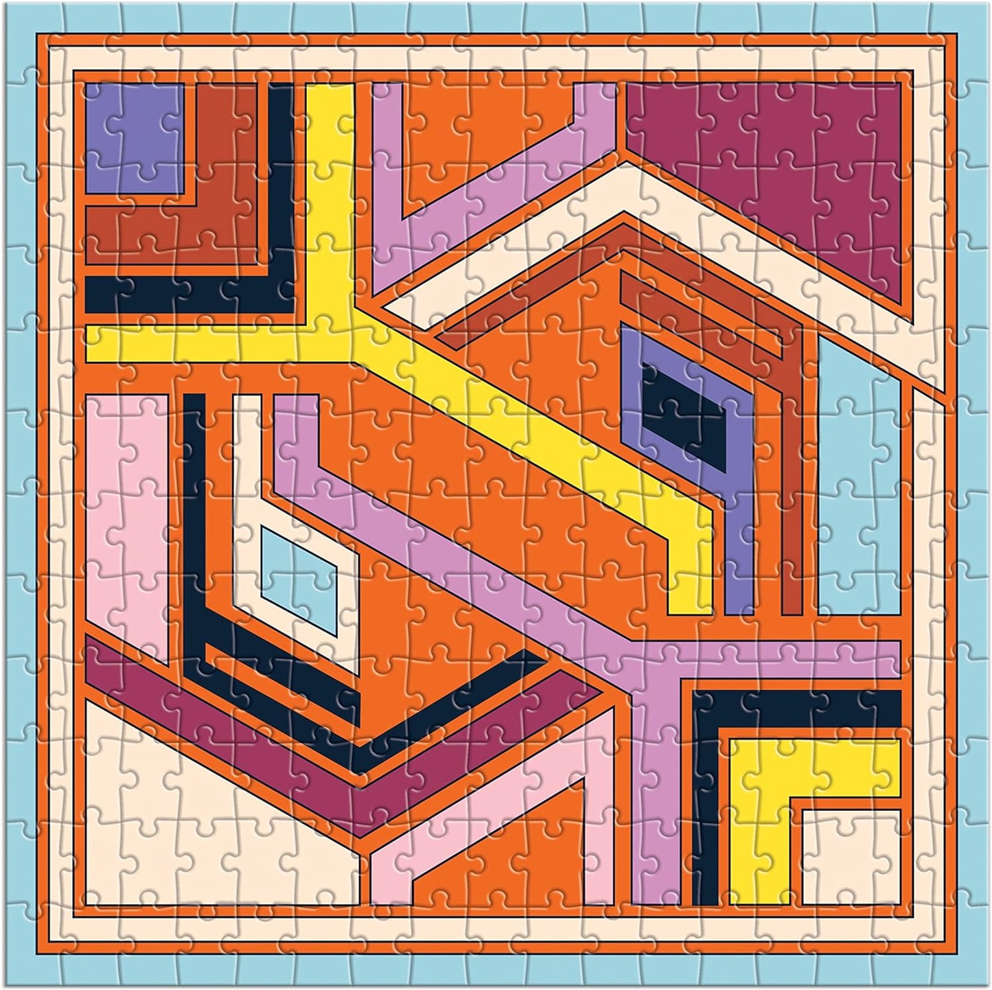 Frank Lloyd Wright - Geometrikus textíliák - 4x200 Galison 200 darabos kirakó puzzle (GA - M050622G) - puzzlegarden