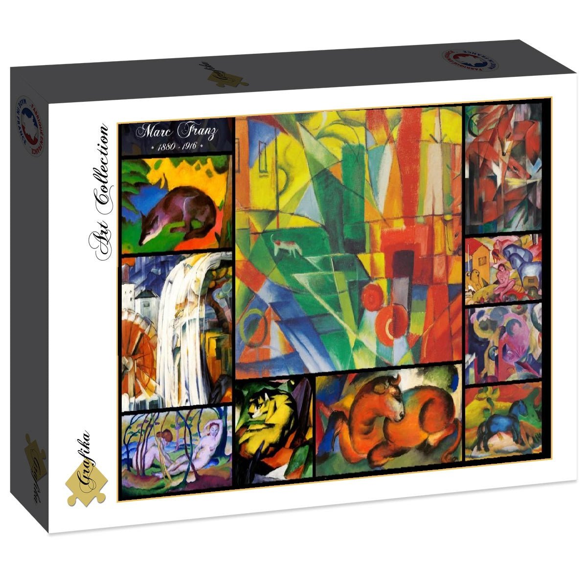 Franz Marc - Kollázs Grafika 2000 darabos kirakó puzzle (GR - F - 30214) - puzzlegarden