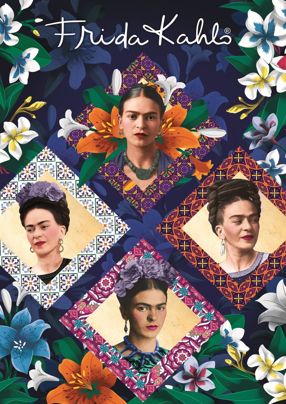Frida Kahlo Bluebird 1000 darabos kirakó puzzle (BB - 70490) - puzzlegarden