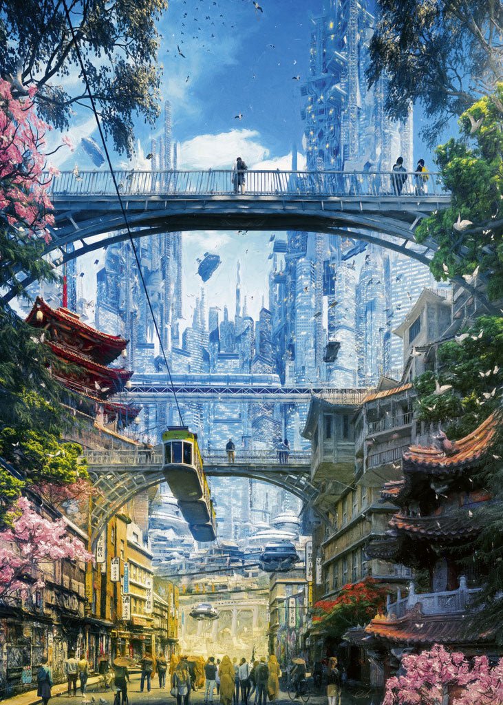 Future Cities - Piacnegyed HEYE 1000 darabos kirakó puzzle (HE - 30038 4001689300388) - puzzlegarden