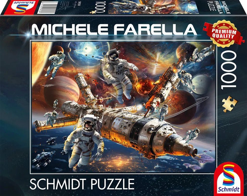 Galaktikus Varázs: Súlytalanság az Űrben Schmidt Spiele 1000 darabos kirakó puzzle (SCH - 58538) - puzzlegarden