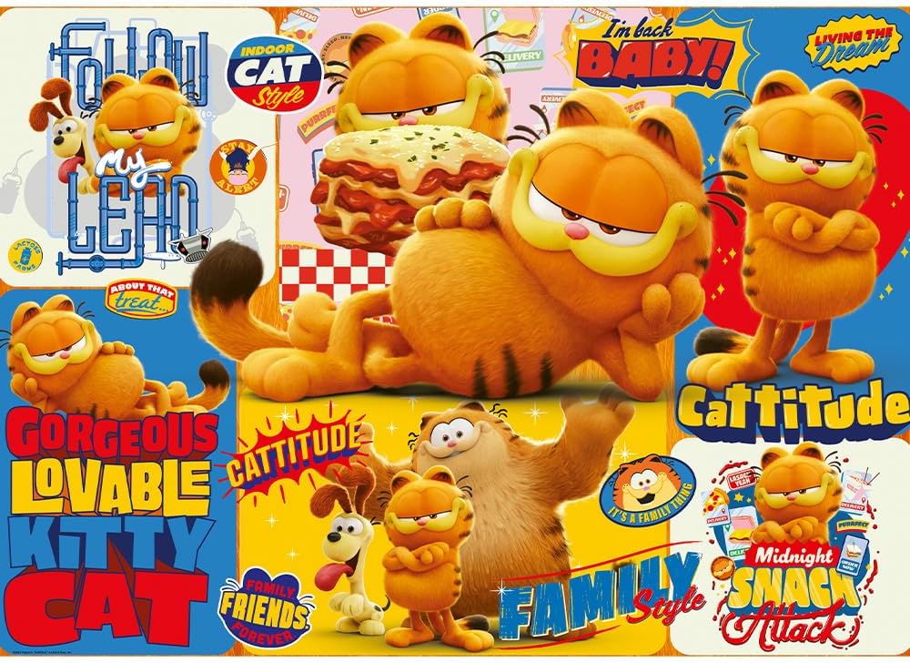 Garfield kalandjai Trefl 1000 darabos kirakó puzzle (TR - 10935) - puzzlegarden