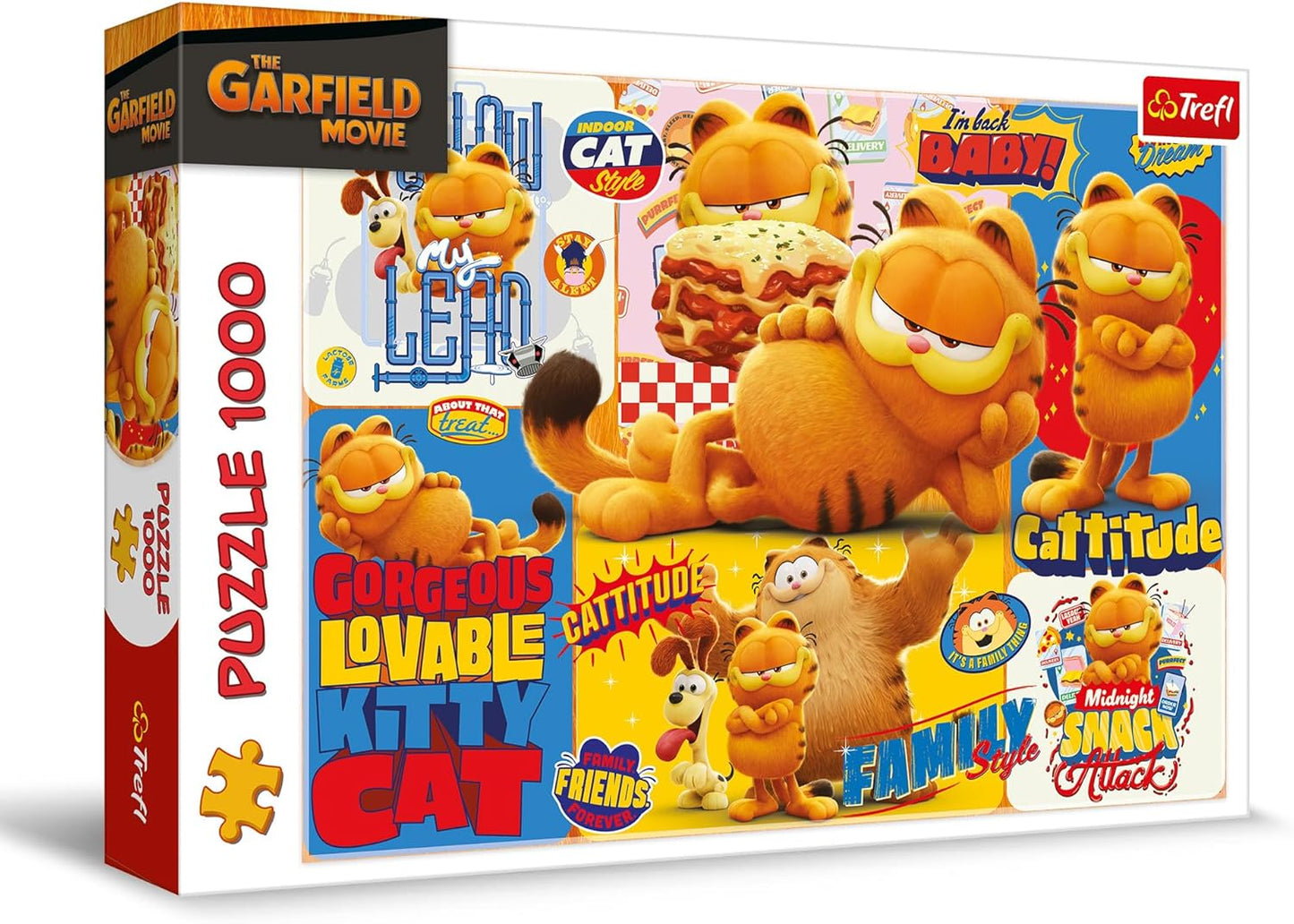 Garfield kalandjai Trefl 1000 darabos kirakó puzzle (TR - 10935) - puzzlegarden