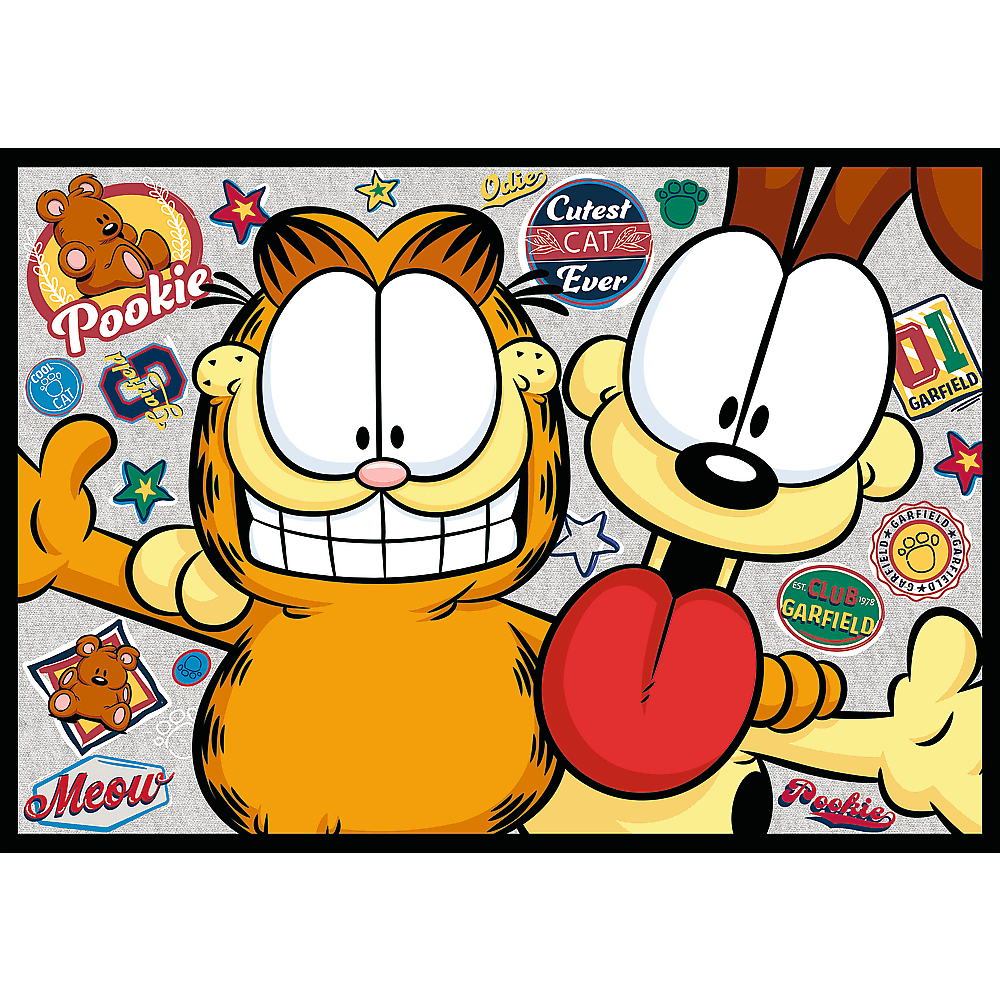 Garfield utálja a hétfőt - 4x250 Trefl 250 darabos kirakó puzzle (TR - 13344) - puzzlegarden