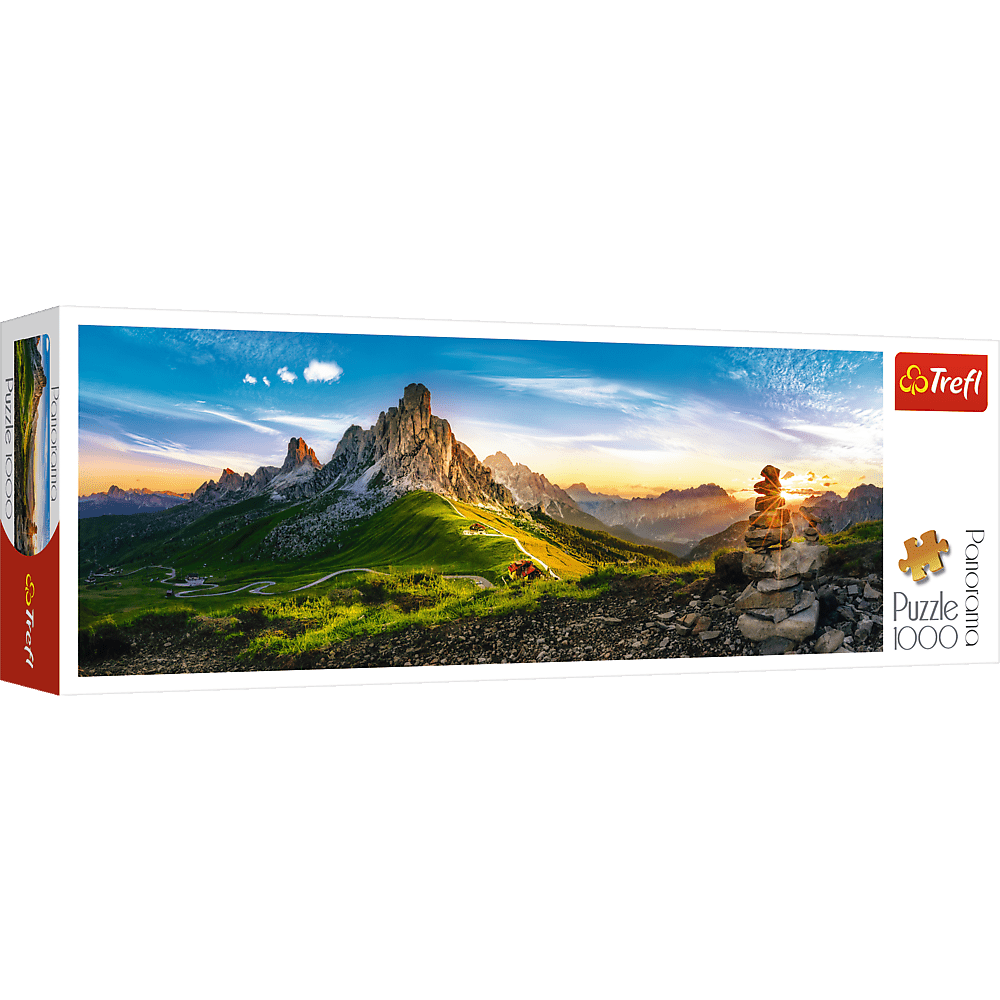 Giau - hágó, Dolomitok - panoráma Trefl 1000 darabos kirakó puzzle (TR - 29038) - puzzlegarden
