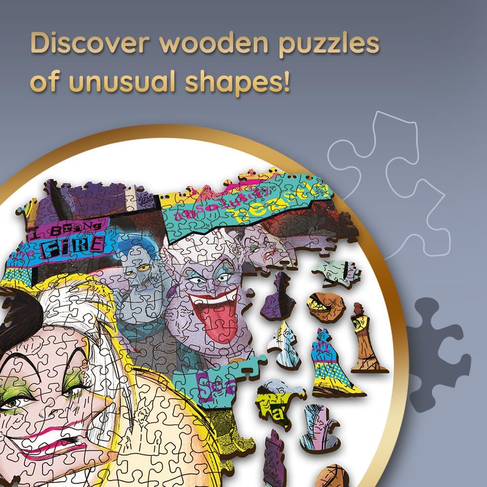 Gonoszok Találkozója - Fa kirakó Trefl Wood Craft 1000 darabos kirakó puzzle (TR - 20167) - puzzlegarden