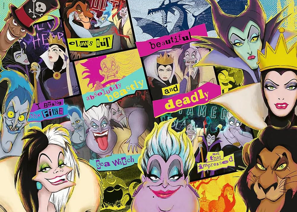 Gonoszok Találkozója - Fa kirakó Trefl Wood Craft 1000 darabos kirakó puzzle (TR - 20167) - puzzlegarden