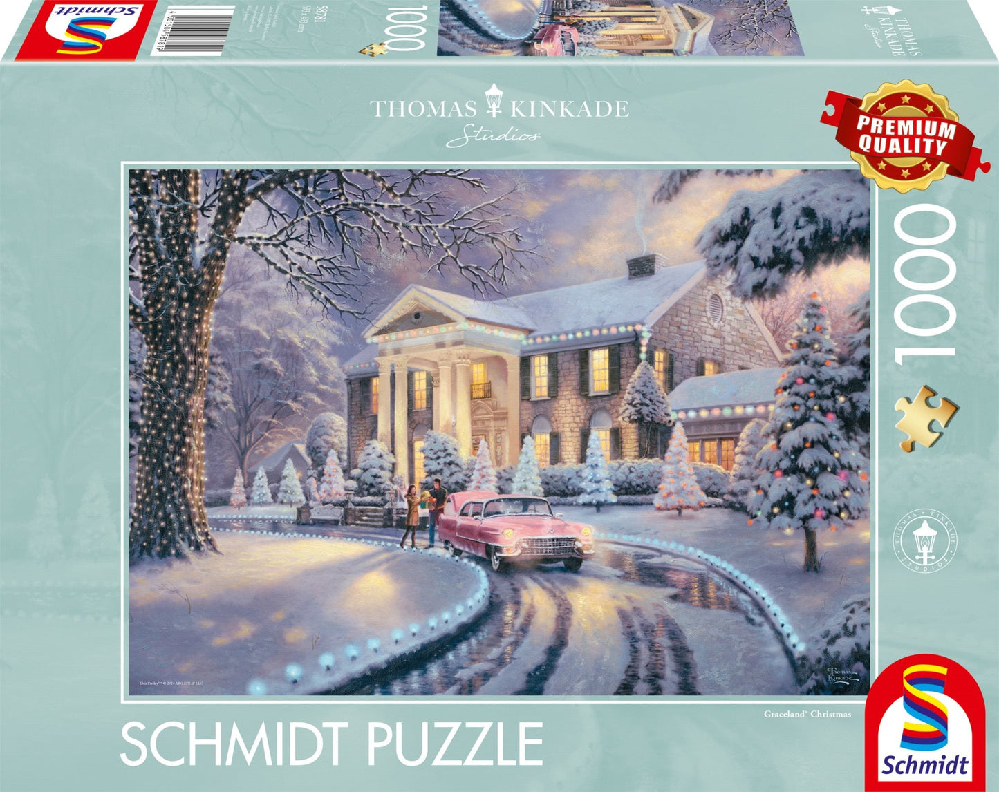 Graceland Karácsonykor Schmidt Spiele 1000 darabos kirakó puzzle (SCH - 58781) - puzzlegarden
