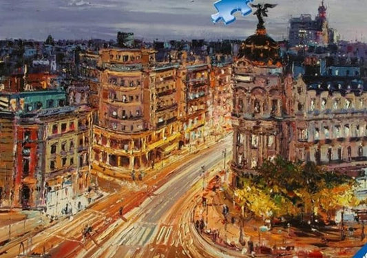Gran Via, Madrid Ravensburger 1000 darabos kirakó puzzle (RA - 17325) - puzzlegarden