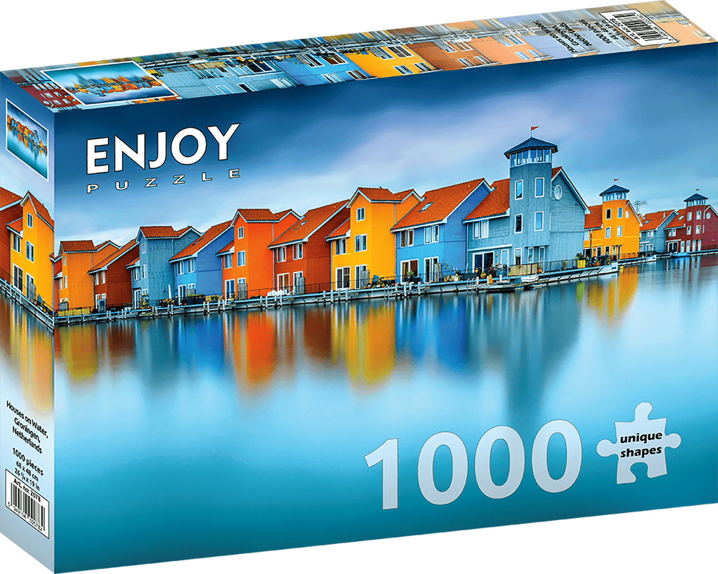 Groningen, Hollandia Enjoy 1000 darabos kirakó puzzle (EN - 2078) - puzzlegarden