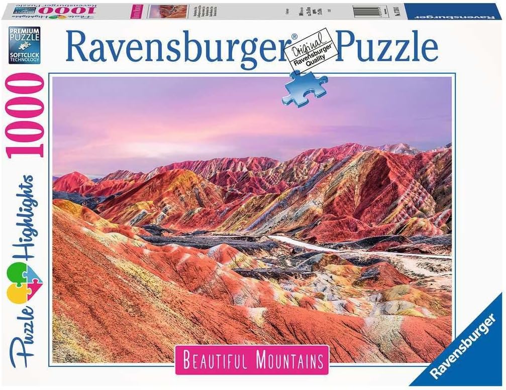 Gyönyörű Hegyek - Szivárvány - hegy, Kína Ravensburger 1000 darabos kirakó puzzle (RA - 17314) - puzzlegarden