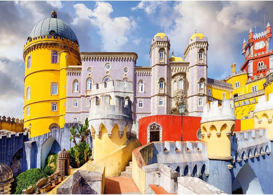 Gyönyörű Kastélyok - Pena palota, Portugália Ravensburger 1000 darabos kirakó puzzle (RA - 12001314) - puzzlegarden