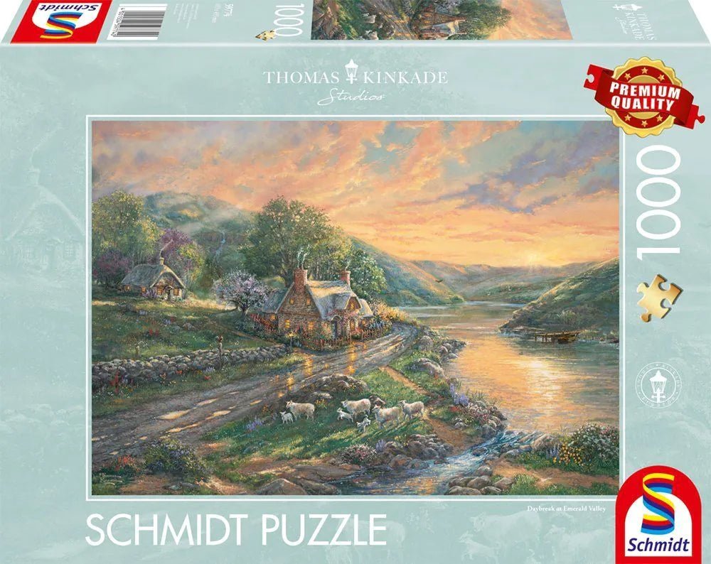 Hajnal az Smaragd - völgyben Schmidt Spiele 1000 darabos kirakó puzzle (SCH-59774) - puzzlegarden