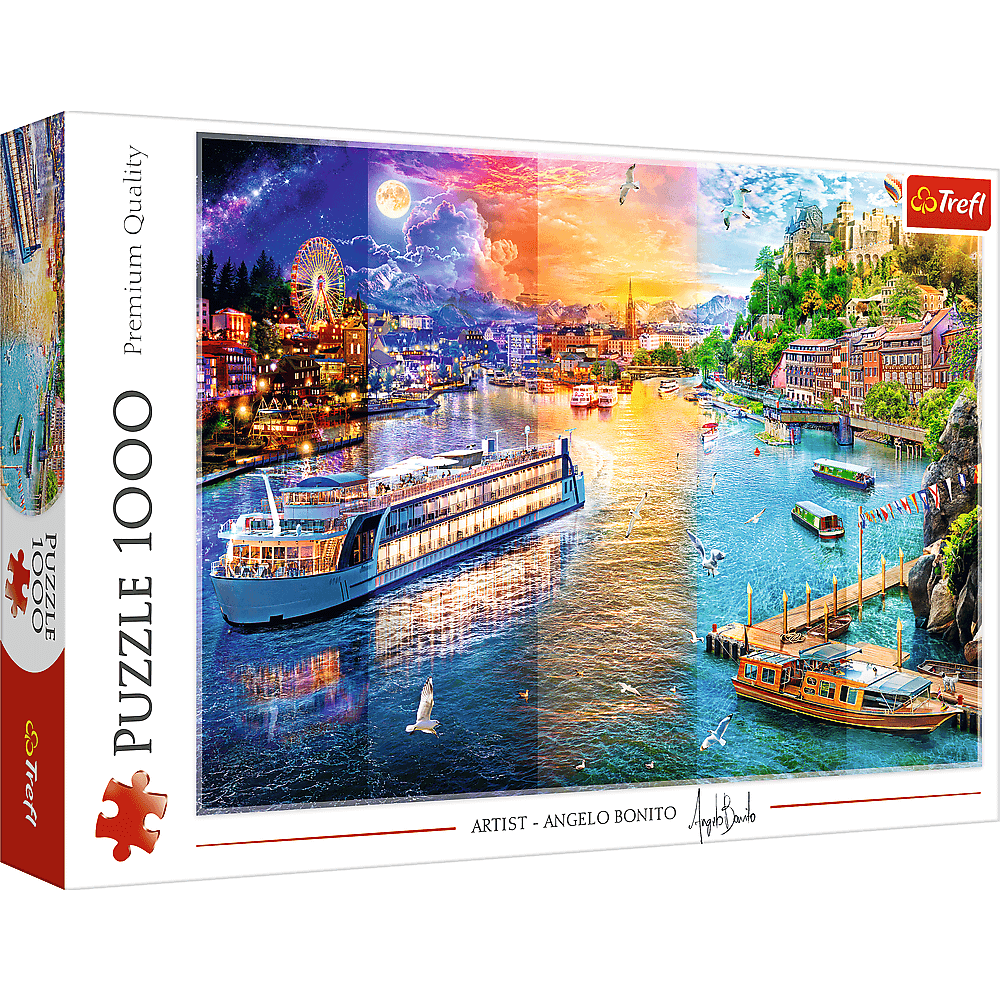 Hajókirándulás Európában Trefl 1000 darabos kirakó puzzle (TR - 10860) - puzzlegarden