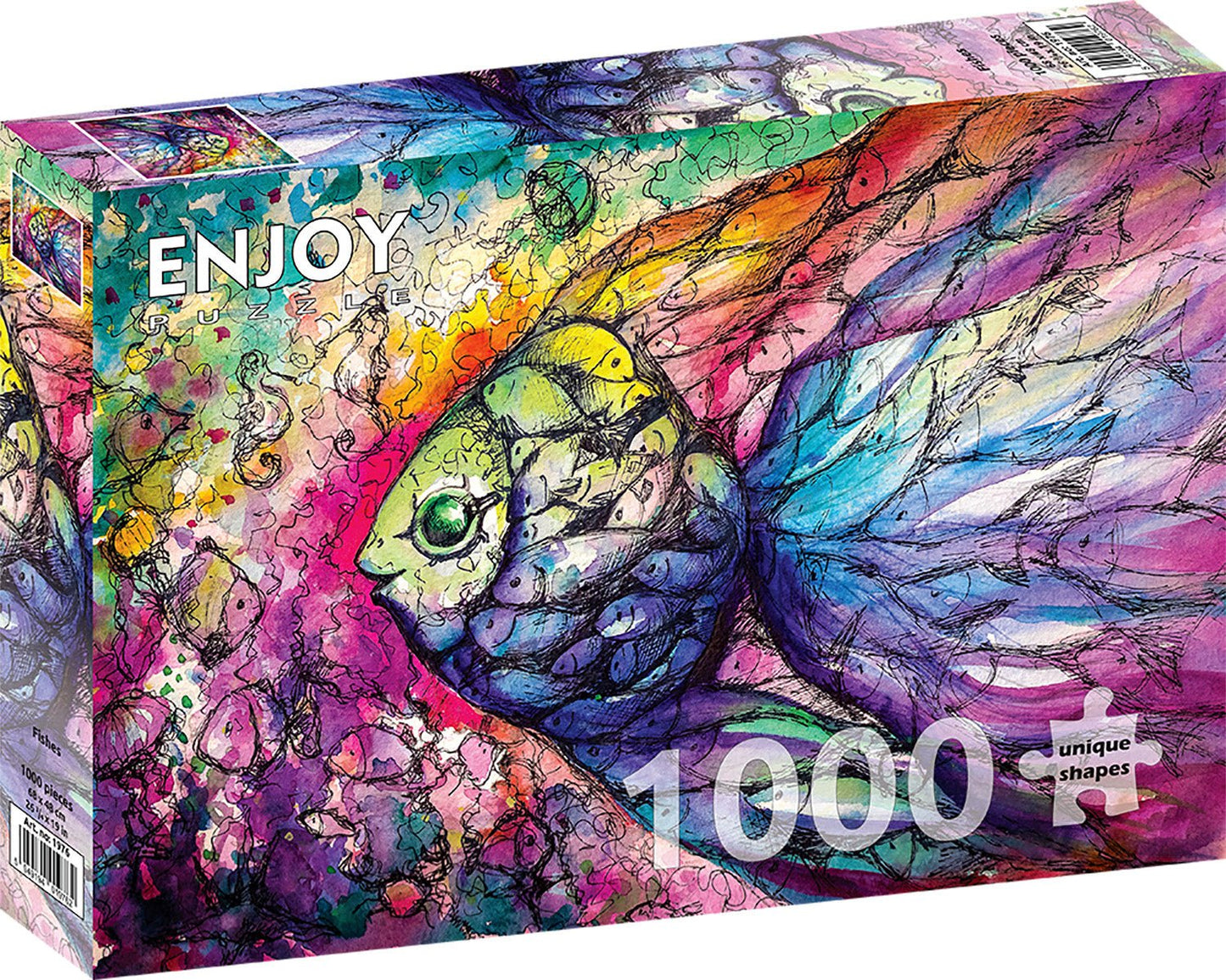 Halak Enjoy 1000 darabos kirakó puzzle (EN - 1976) - puzzlegarden