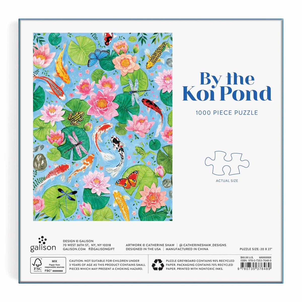 Halastó Galison 1000 darabos kirakó puzzle (GA - M050622C - KP) - puzzlegarden