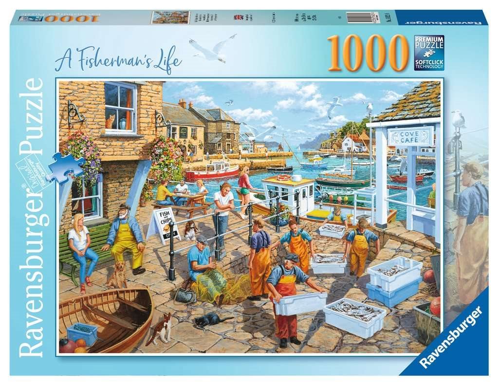 Halászfalu Ravensburger 1000 darabos kirakó puzzle (RA - 16921) - puzzlegarden