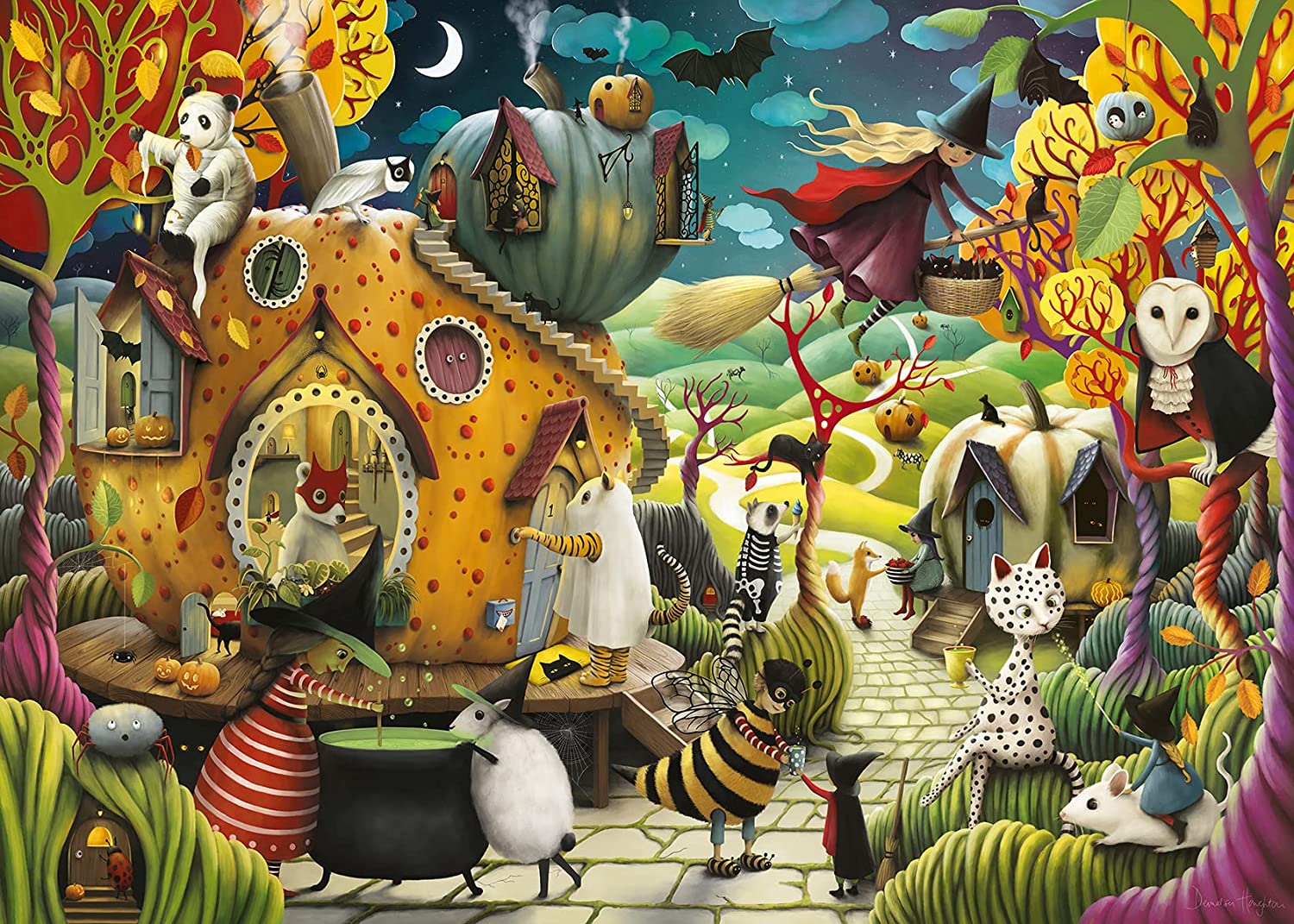 Happy Halloween Ravensburger 1000 darabos kirakó puzzle (RA - 16913) - puzzlegarden