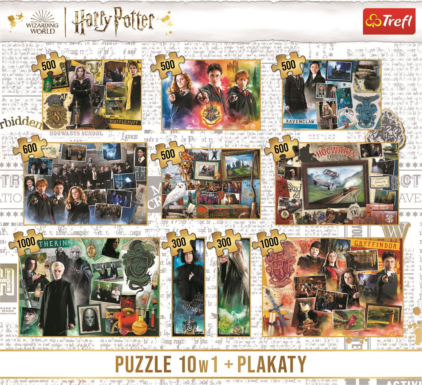 Harry Potter 10in1 óriás gyüjtemény Trefl 1000 darabos kirakó puzzle (TR - 93237) - puzzlegarden