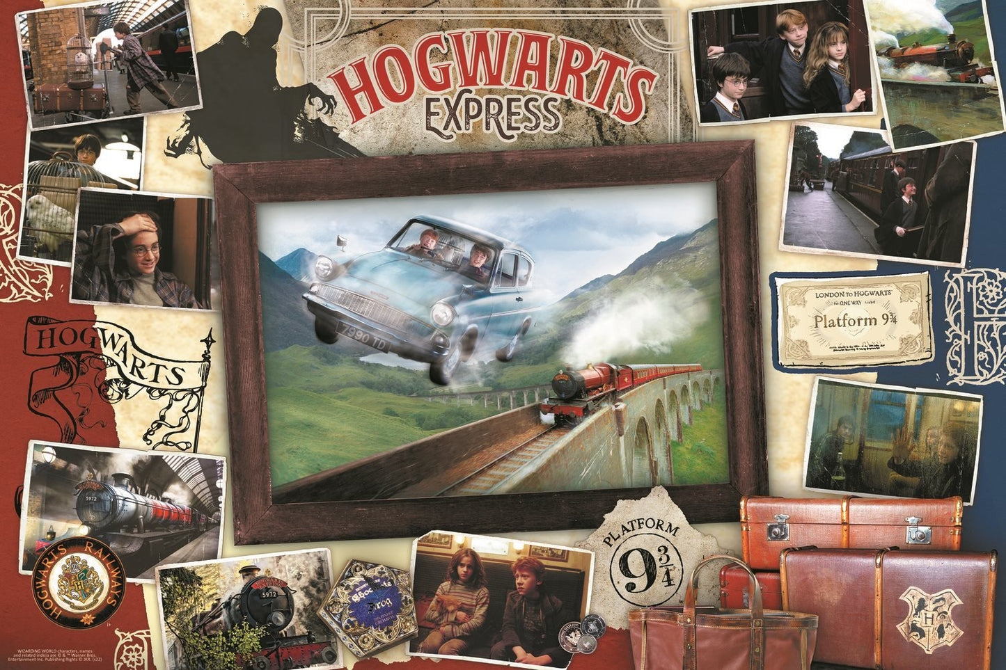 Harry Potter 10in1 óriás gyüjtemény Trefl 1000 darabos kirakó puzzle (TR - 93237) - puzzlegarden
