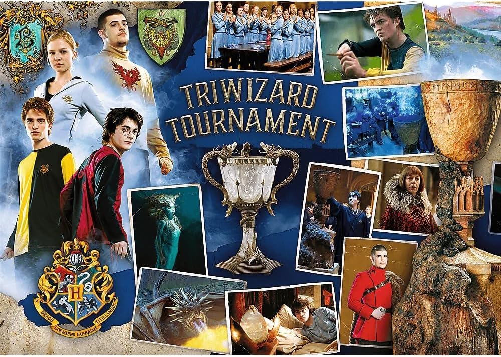 Harry Potter 3in1 gyüjtemény 1. - Trimágus Tusa, Kviddics, Roxfort - 400, 500, 600 Trefl 500 darabos kirakó puzzle (TR - 91827) - puzzlegarden