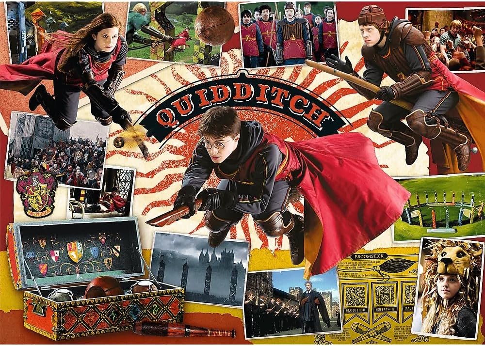 Harry Potter 3in1 gyüjtemény 1. - Trimágus Tusa, Kviddics, Roxfort - 400, 500, 600 Trefl 500 darabos kirakó puzzle (TR - 91827) - puzzlegarden