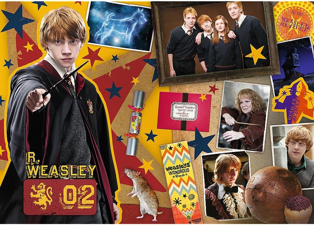 Harry Potter 3in1 gyüjtemény 2. - Harry, Ron és Hermione - 400, 500, 600 Trefl 500 darabos kirakó puzzle (TR - 91826) - puzzlegarden