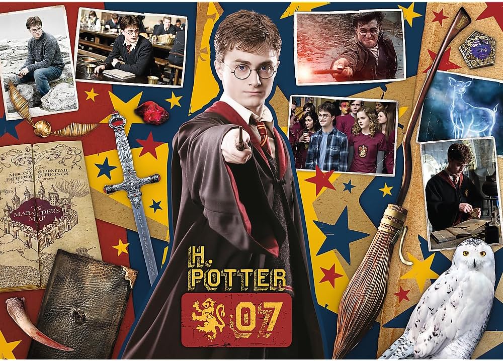 Harry Potter 3in1 gyüjtemény 2. - Harry, Ron és Hermione - 400, 500, 600 Trefl 500 darabos kirakó puzzle (TR - 91826) - puzzlegarden