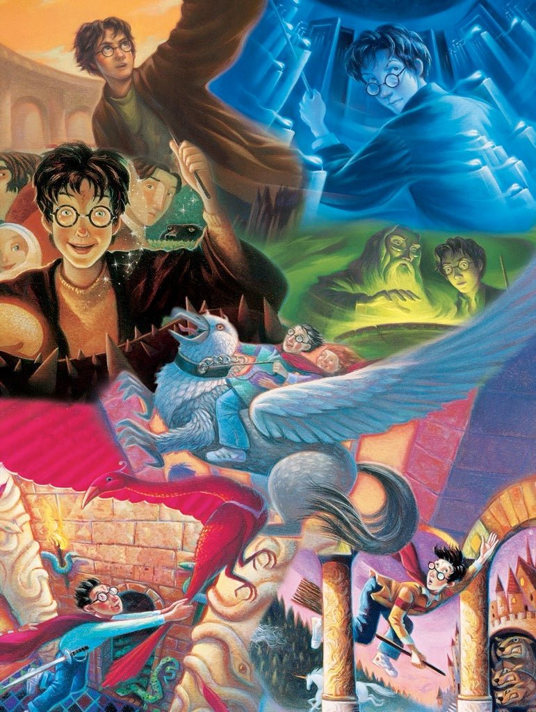 Harry Potter Egyveleg New York Puzzle Company 1500 darabos kirakó puzzle (NYPC - NPZHP2330) - puzzlegarden