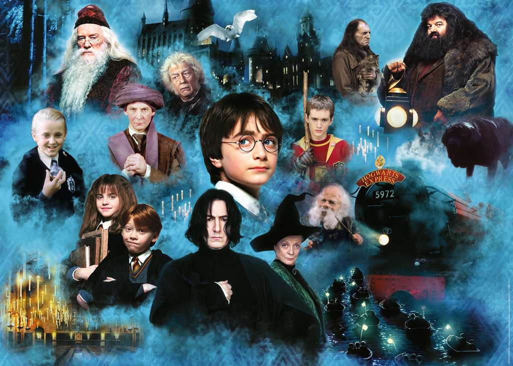 Harry Potter varázslatos világa Ravensburger 1000 darabos kirakó puzzle (RA - 17128) - puzzlegarden
