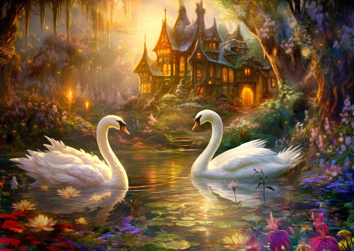 Hattyúk Tava Enjoy 1000 darabos kirakó puzzle (EN - 2184) - puzzlegarden