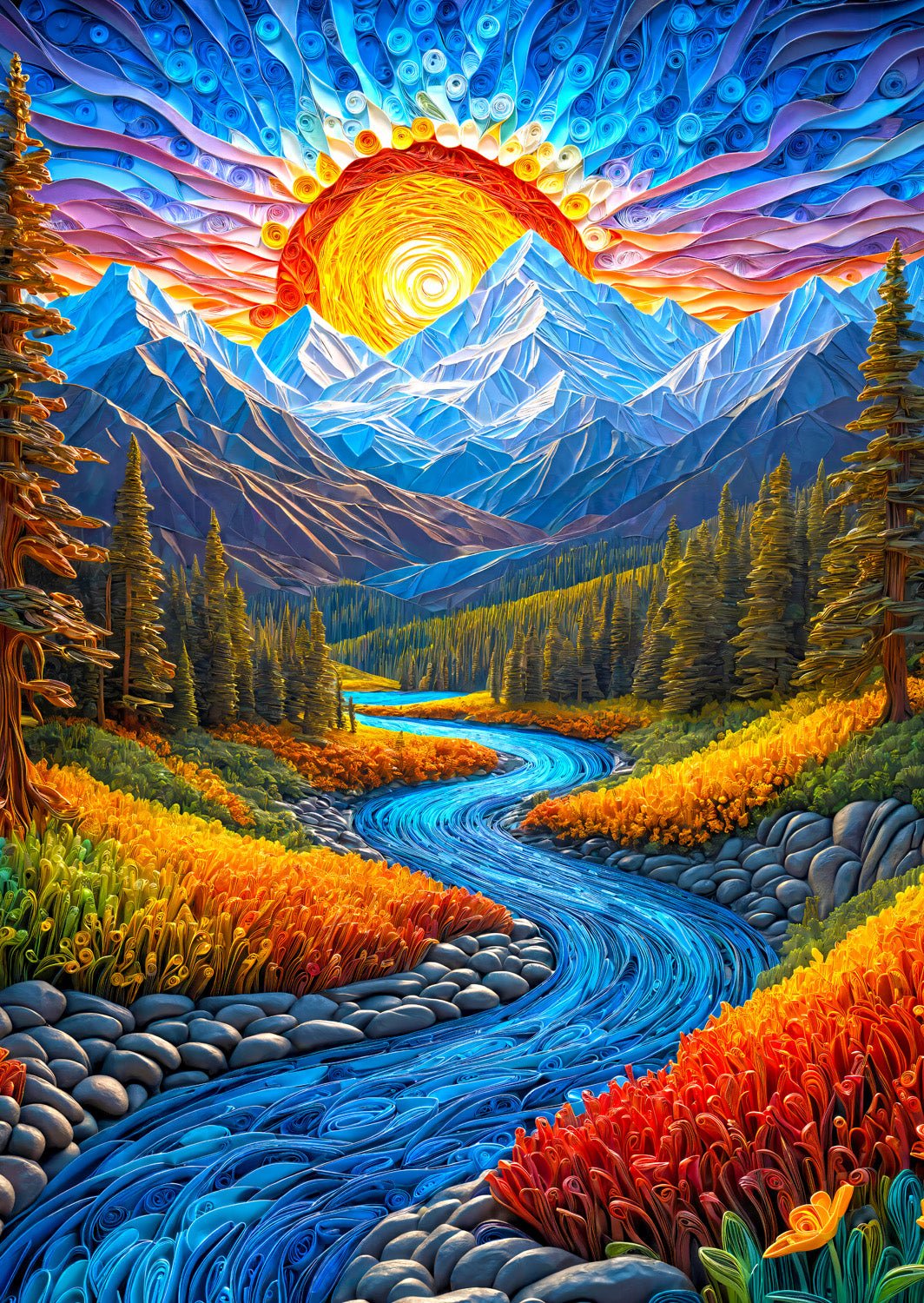 Hegyi Napfelkelte Enjoy 1000 darabos kirakó puzzle (EN - 2154) - puzzlegarden