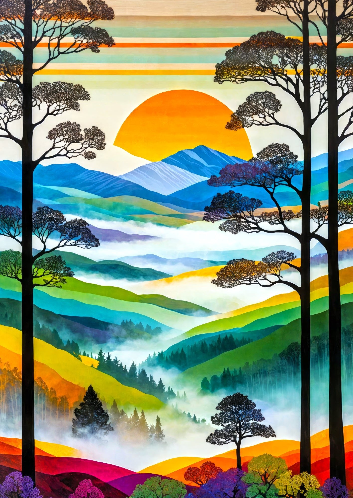 Hegyi szellő Enjoy 1000 darabos kirakó puzzle (EN - 2264) - puzzlegarden