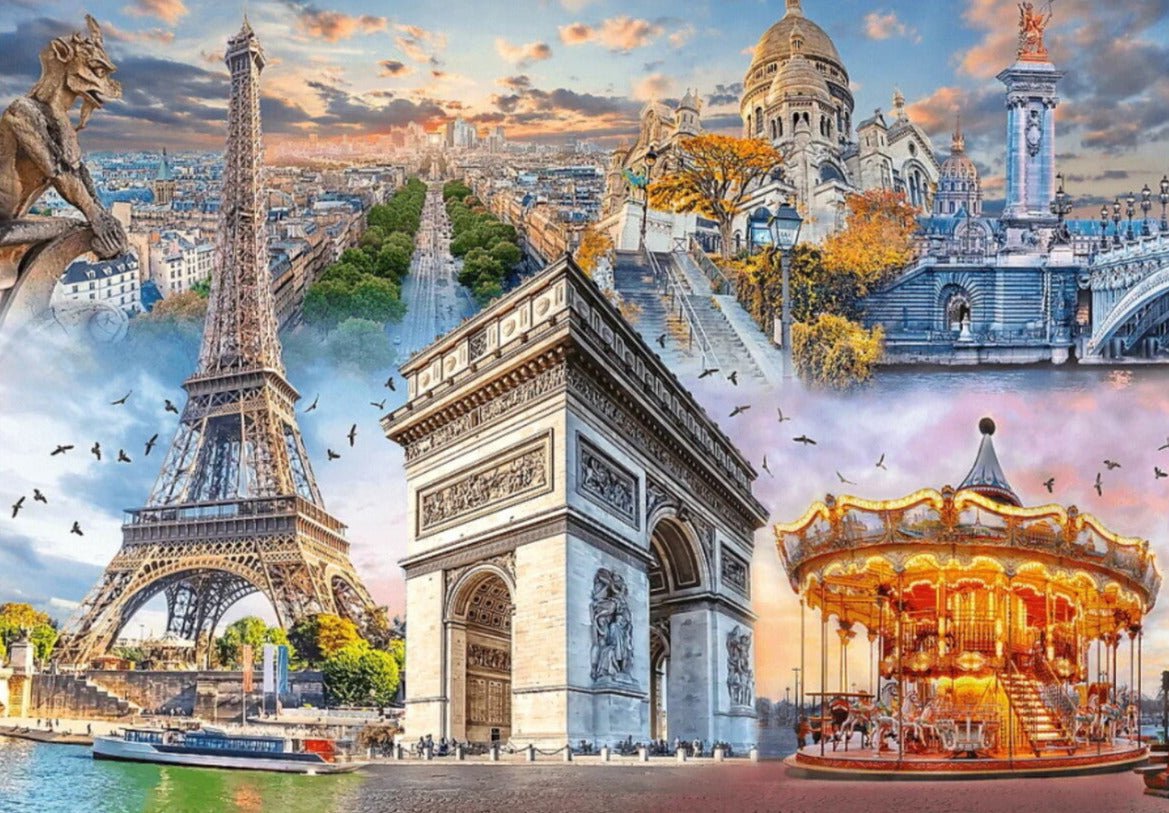 Hétvége Párizsban Trefl 2000 darabos kirakó puzzle (TR - 27125) - puzzlegarden