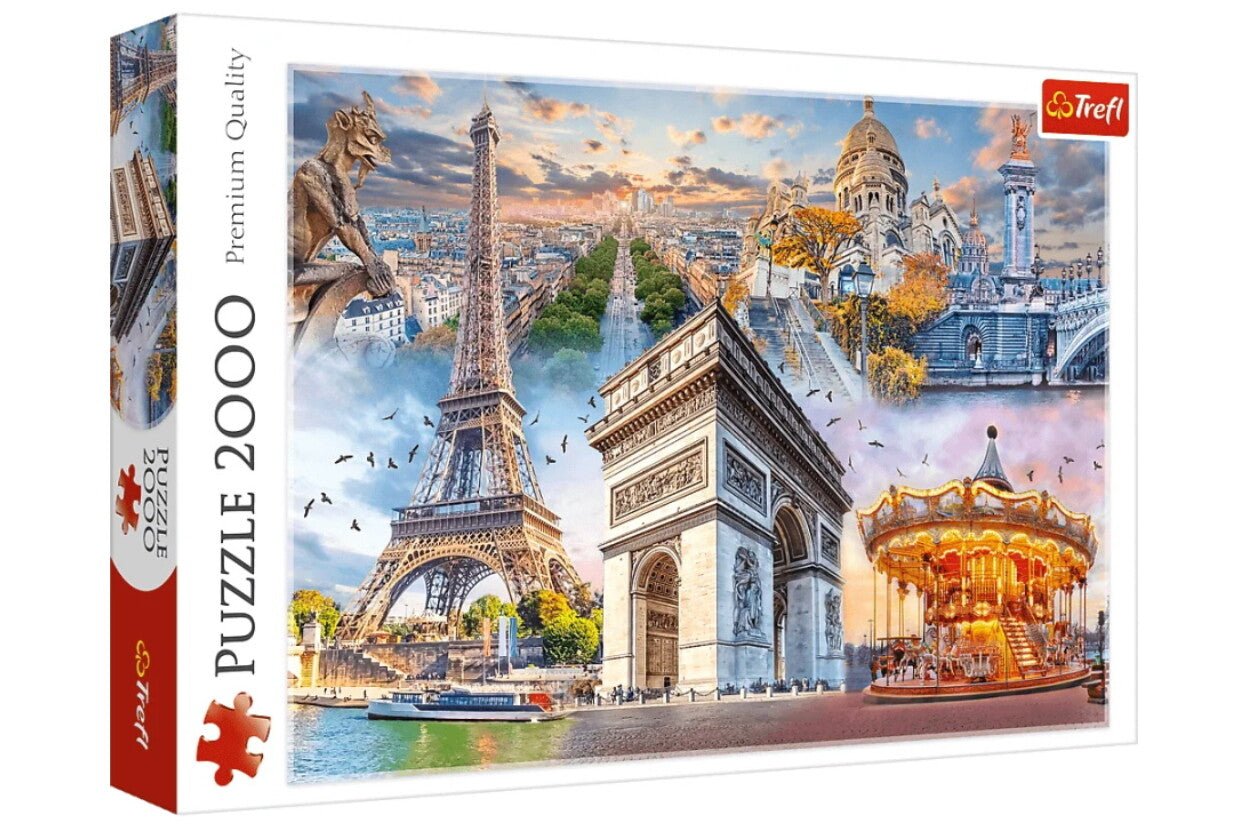 Hétvége Párizsban Trefl 2000 darabos kirakó puzzle (TR - 27125) - puzzlegarden
