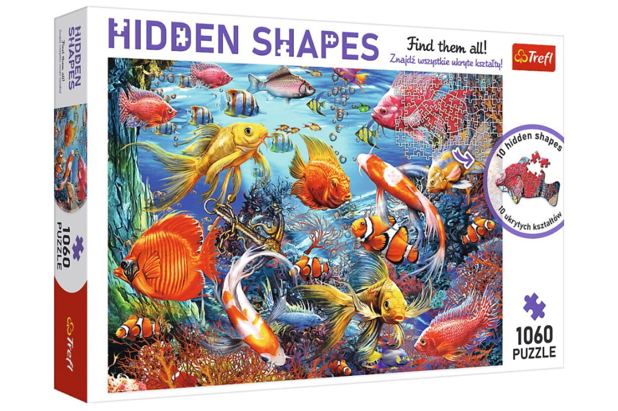 Hidden Shapes - Élet a víz alatt Trefl 1060 darabos kirakó puzzle (TR - 10676) - puzzlegarden