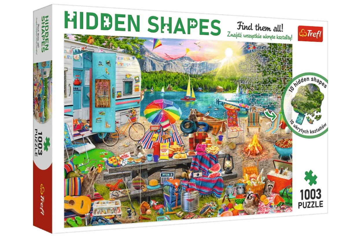 Hidden Shapes - Utazás Trefl 1003 darabos kirakó puzzle (TR - 10677) - puzzlegarden