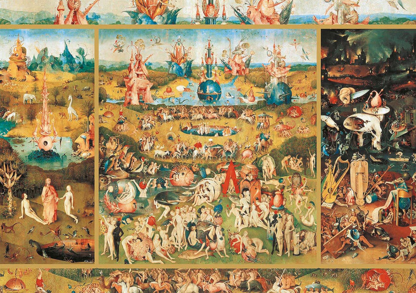 Hieronymus Bosch - Gyönyörök kertje Educa 2000 darabos kirakó puzzle (ED - 18505) - puzzlegarden